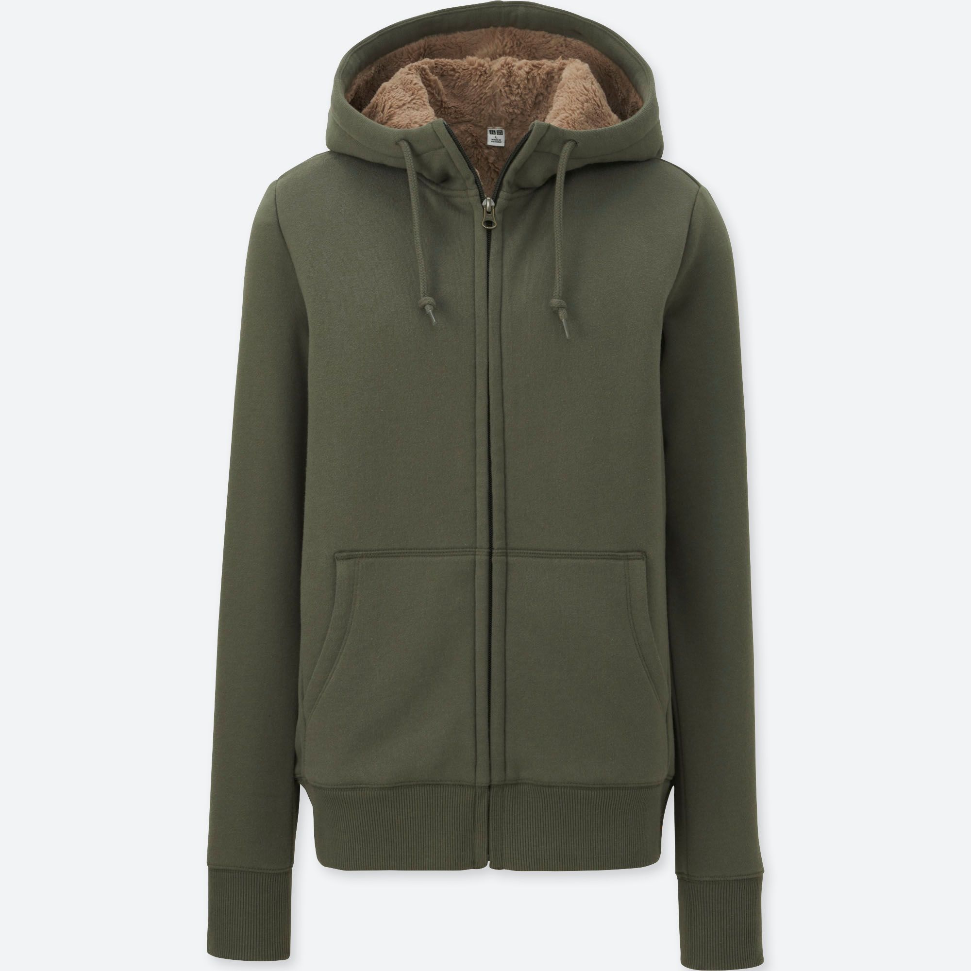 WOMEN FLEECELINED FULLZIP HOODIE UNIQLO US