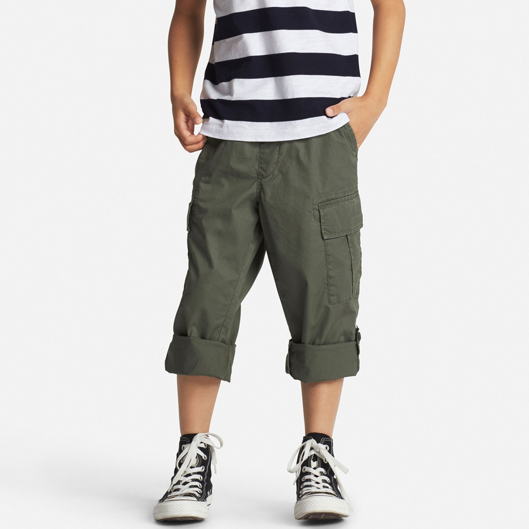 cropped cargo pants