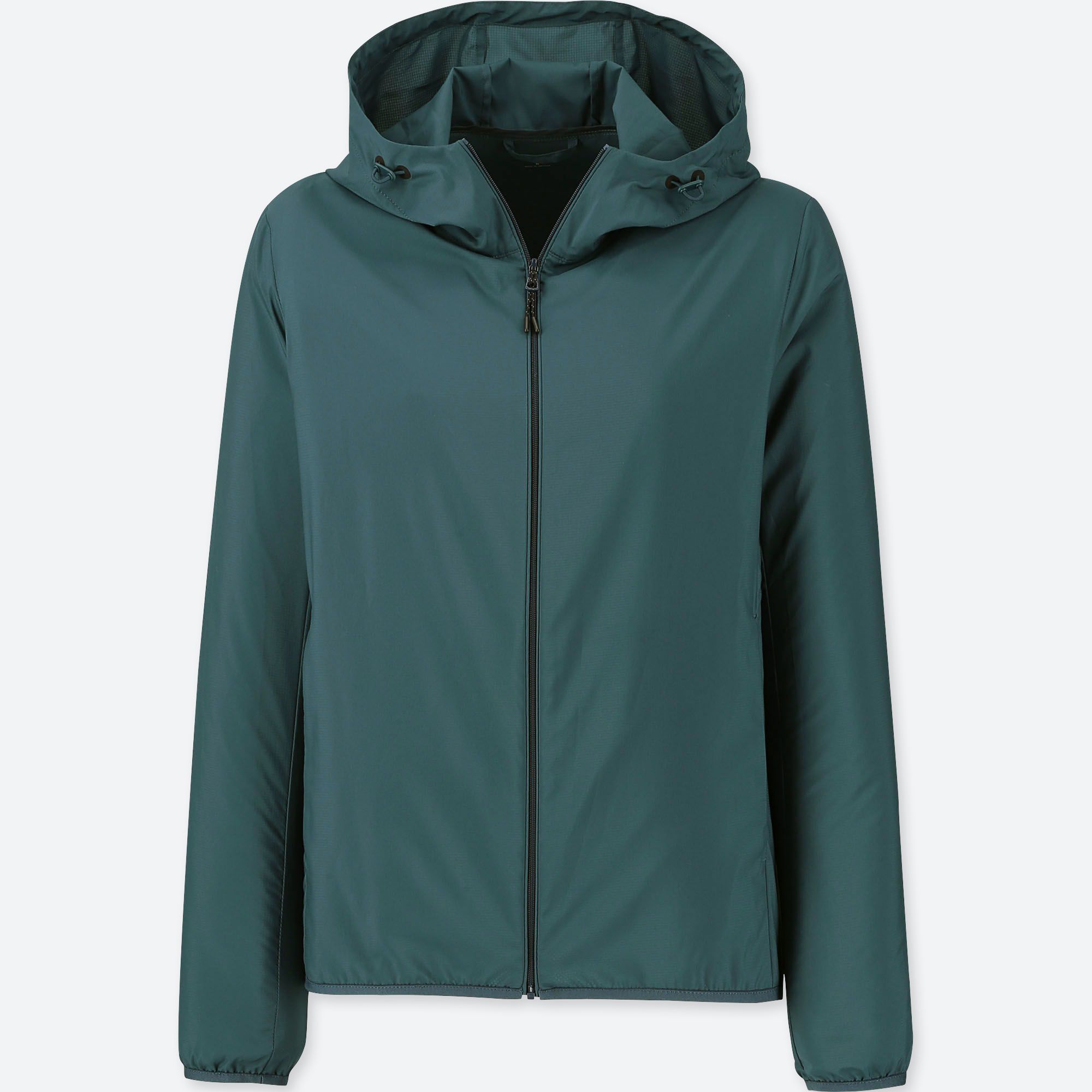 WOMEN POCKETABLE PARKA, DARK GREEN, medium