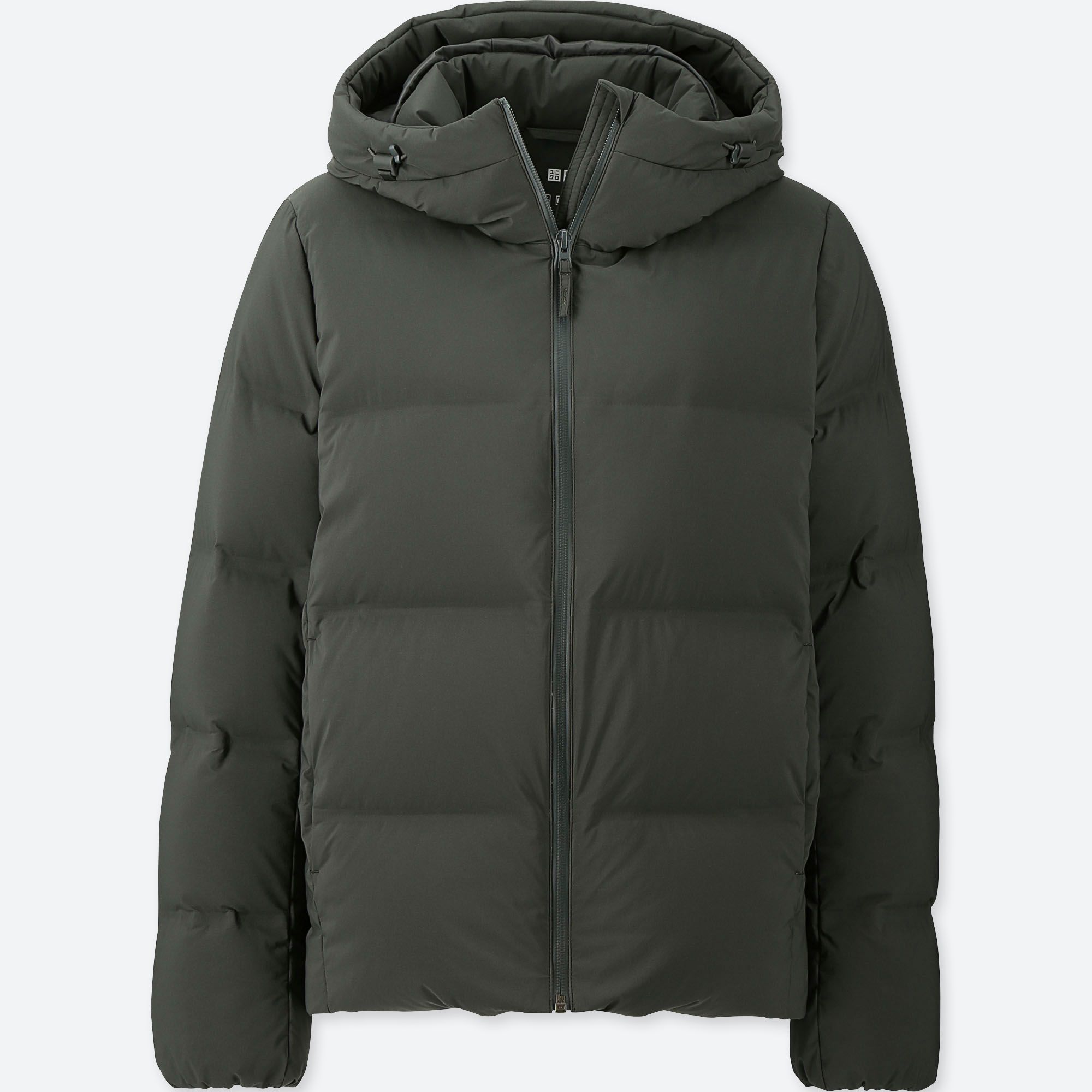 WOMEN SEAMLESS DOWN PARKA, DARK GREEN, medium