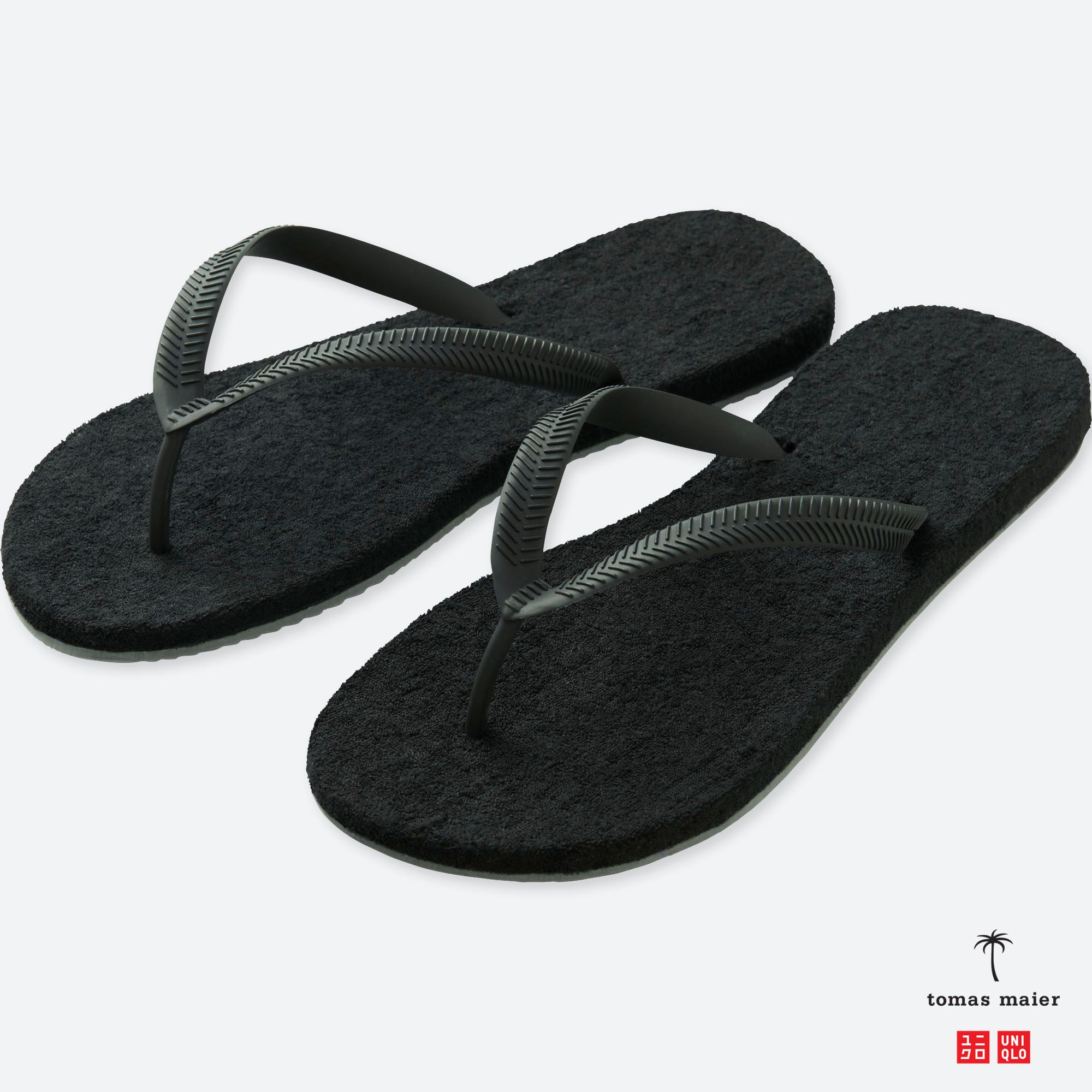 dark green flip flops