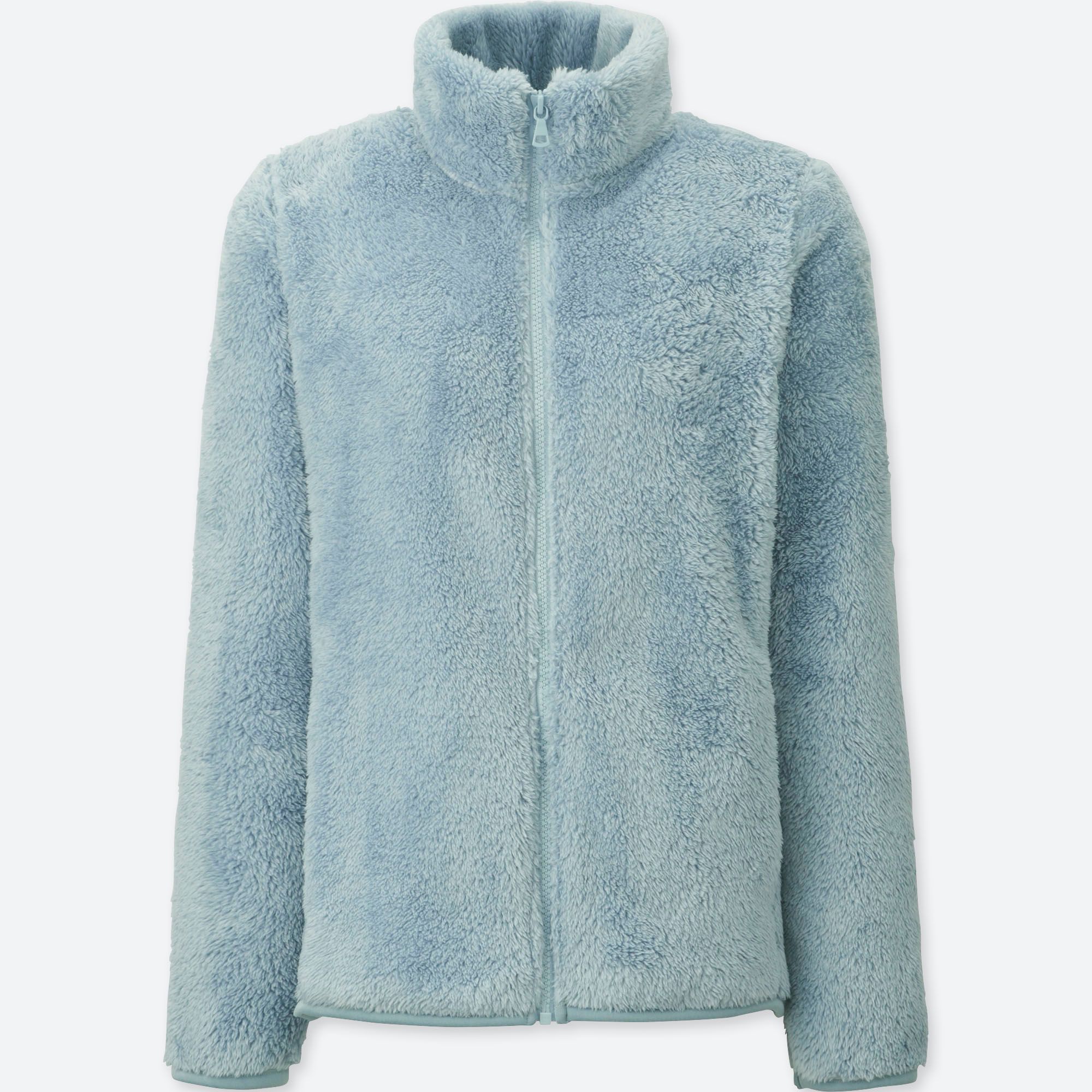 WOMEN FLUFFY YARN FLEECE FULLZIP JACKET UNIQLO US