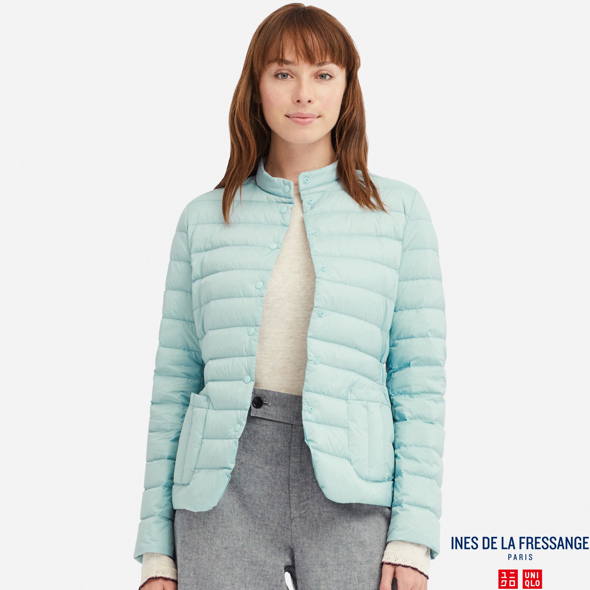 WOMEN INES ULTRA LIGHT DOWN STAND COLLAR JACKET