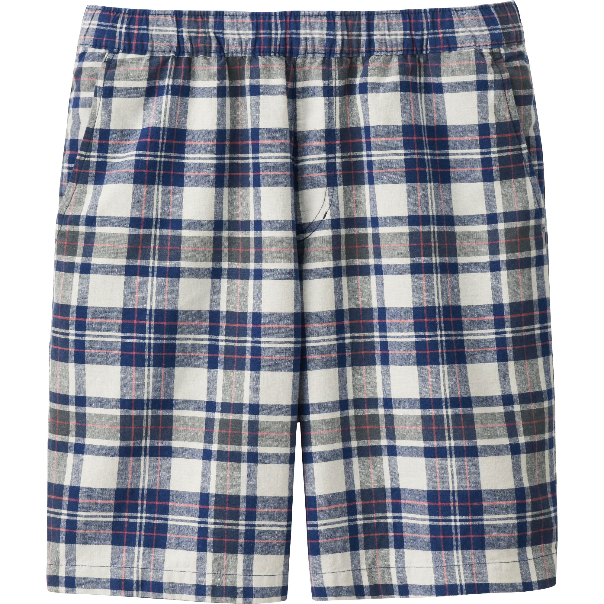 Men Linen Cotton Elastic Waist Shorts | UNIQLO US
