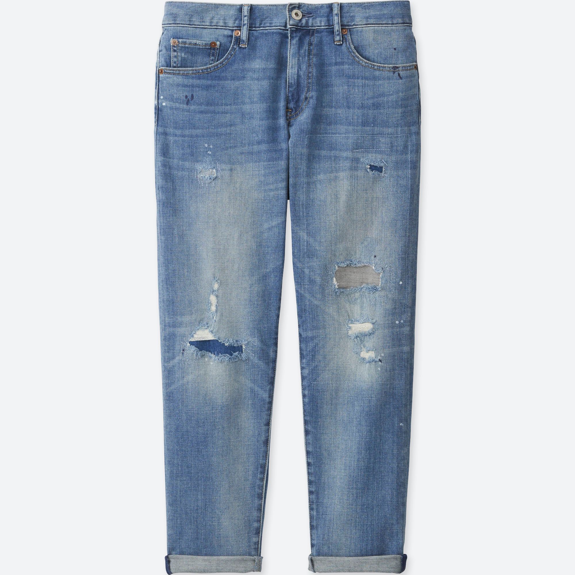 WOMEN SLIM BOYFRIEND FIT ANKLE JEANS UNIQLO US