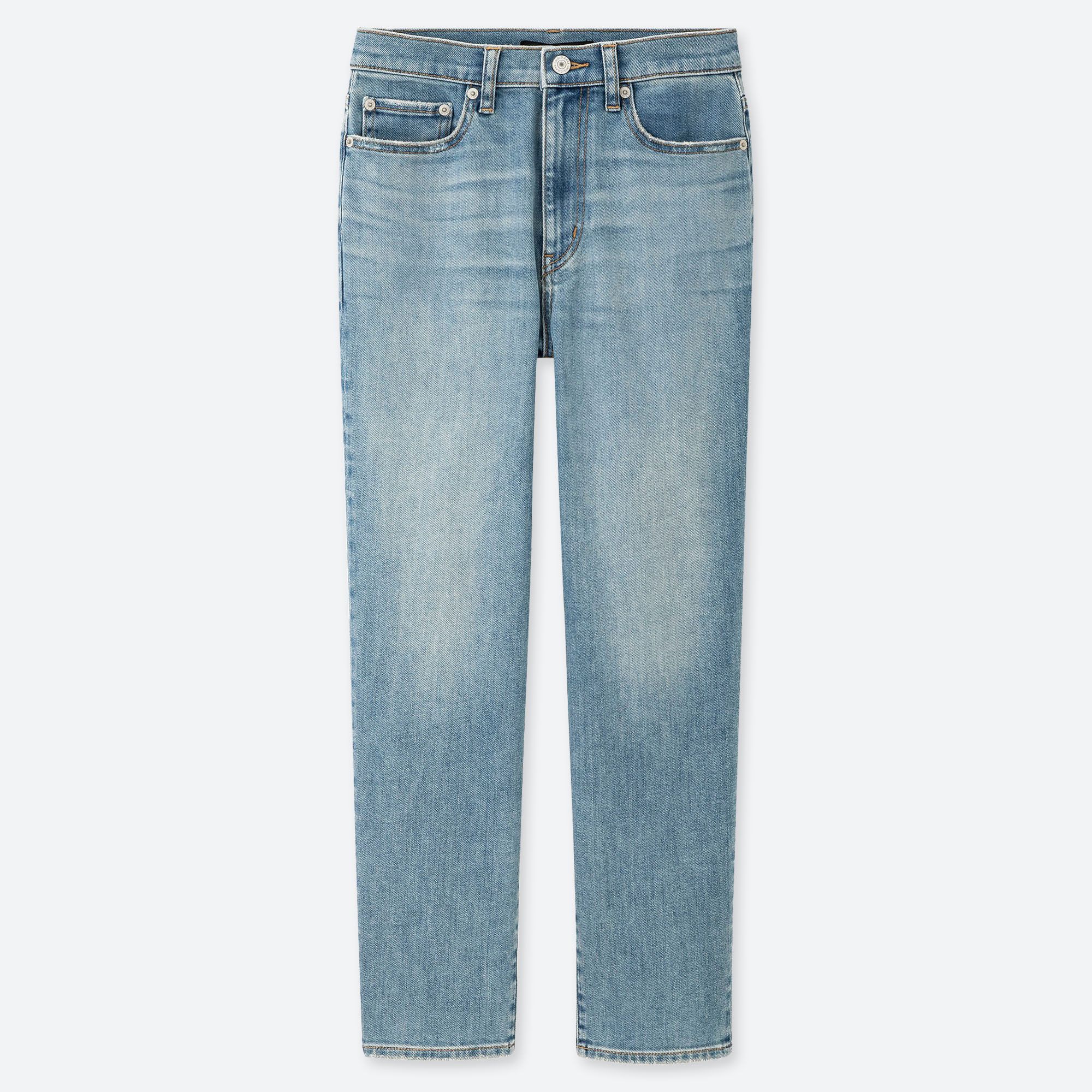 high rise straight jeans uniqlo