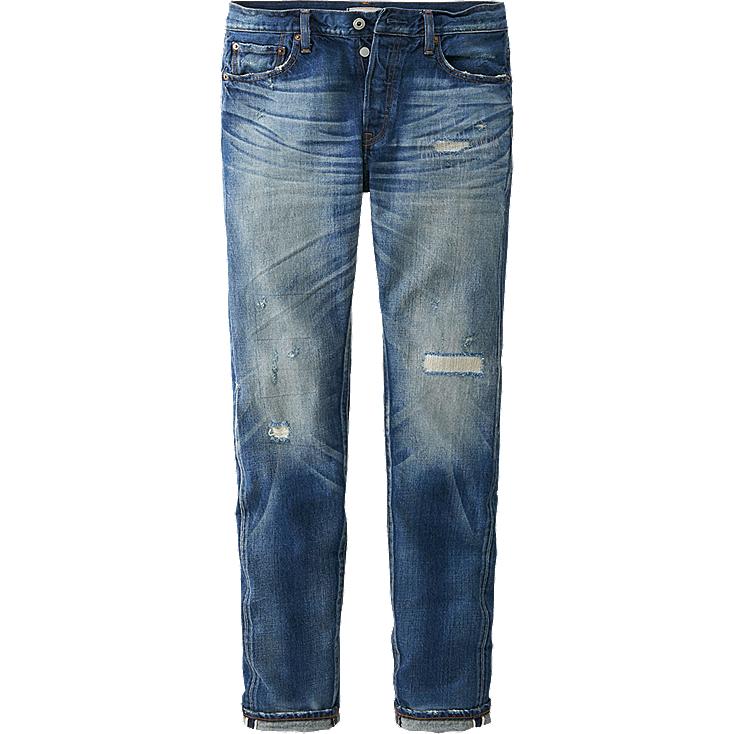 MEN PURE BLUE JAPAN LOOSE FIT TAPERED JEANS | UNIQLO US