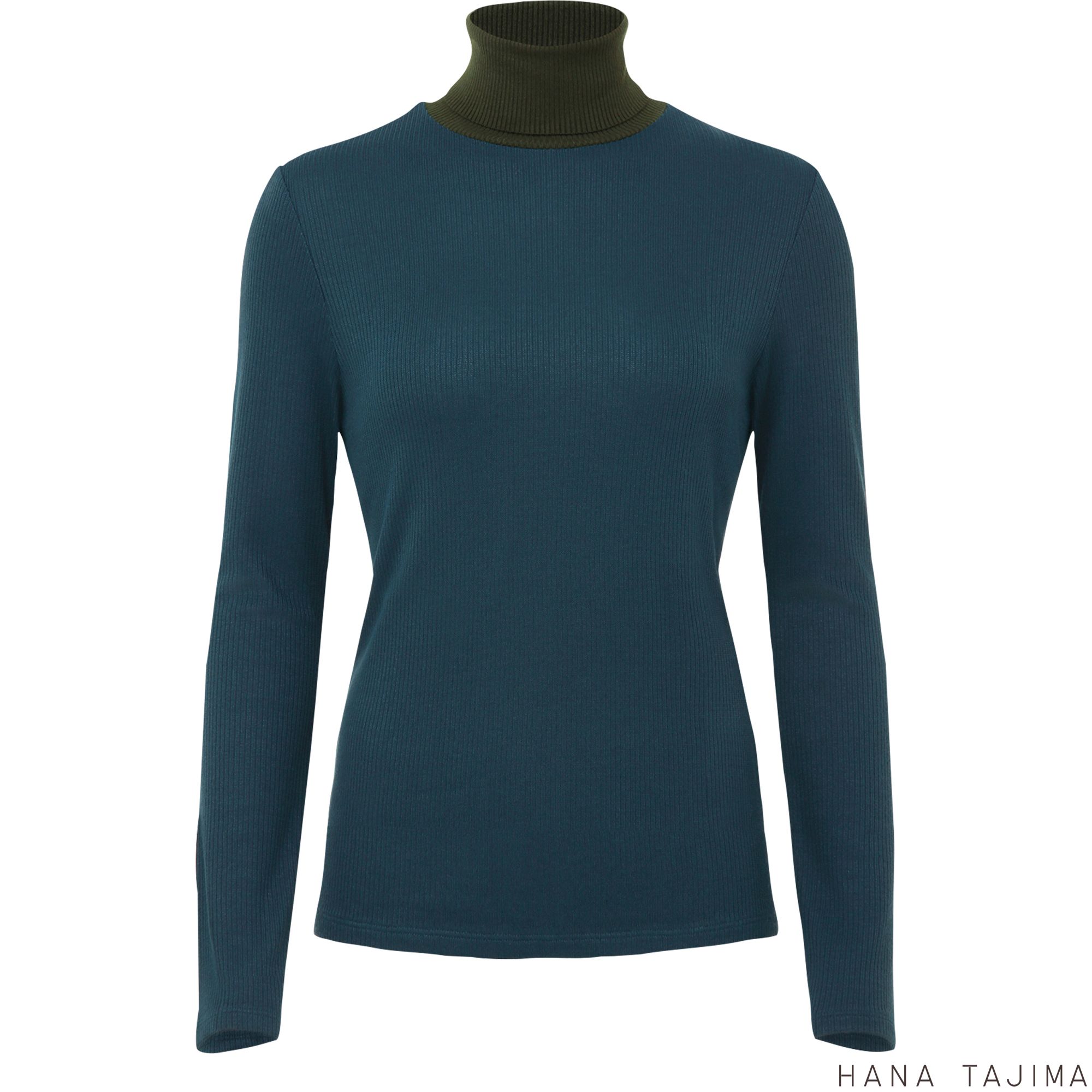 Women's Ribbed High Neck Long Sleeve T-Shirt | UNIQLO