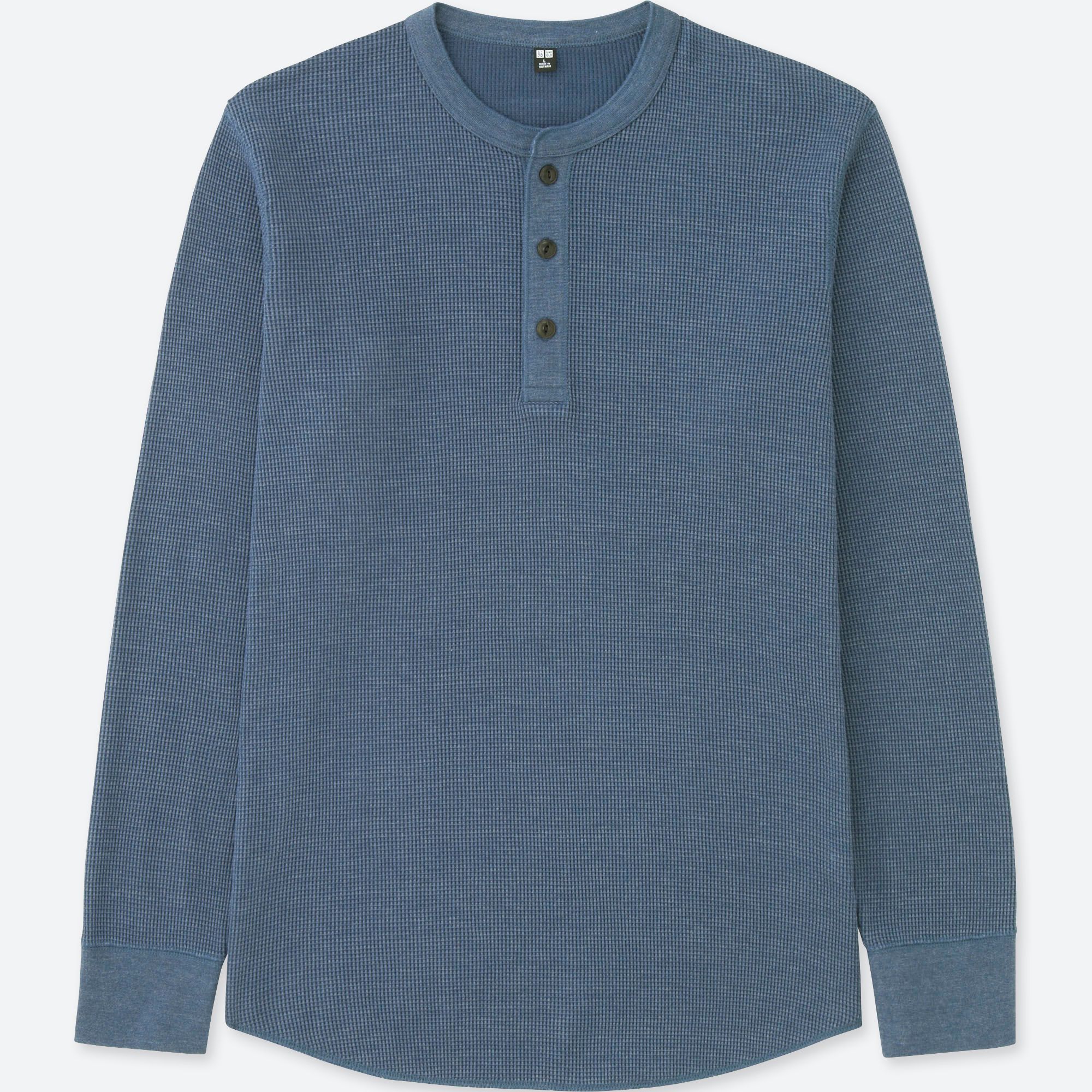 uniqlo waffle shirt mens