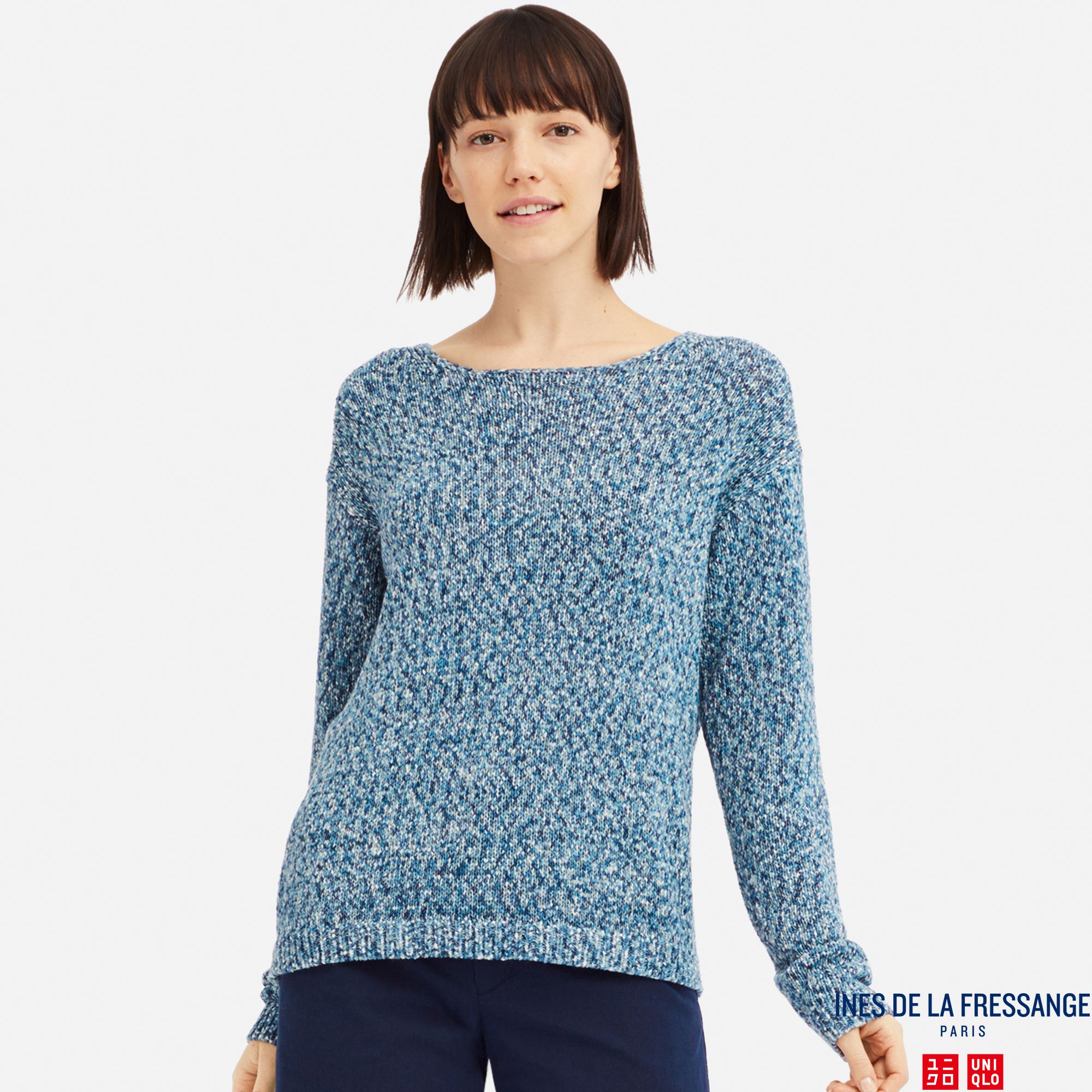 WOMEN INES TAPE YARN CREW NECK JUMPER