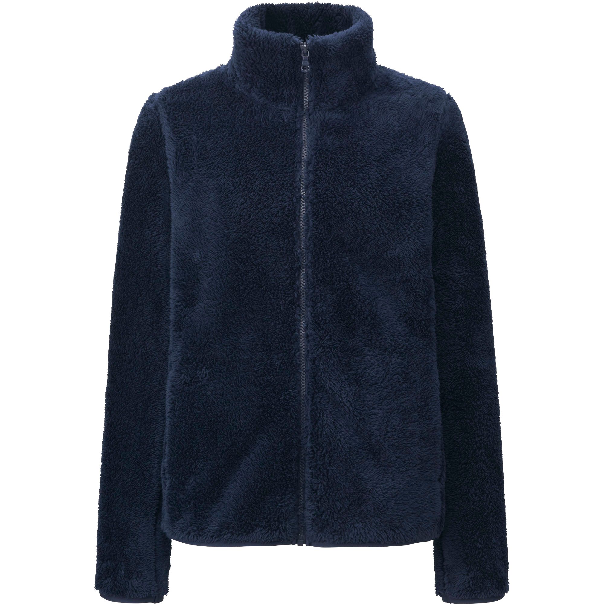 WOMEN FLUFFY YARN FLEECE FULL ZIP JACKET UNIQLO US