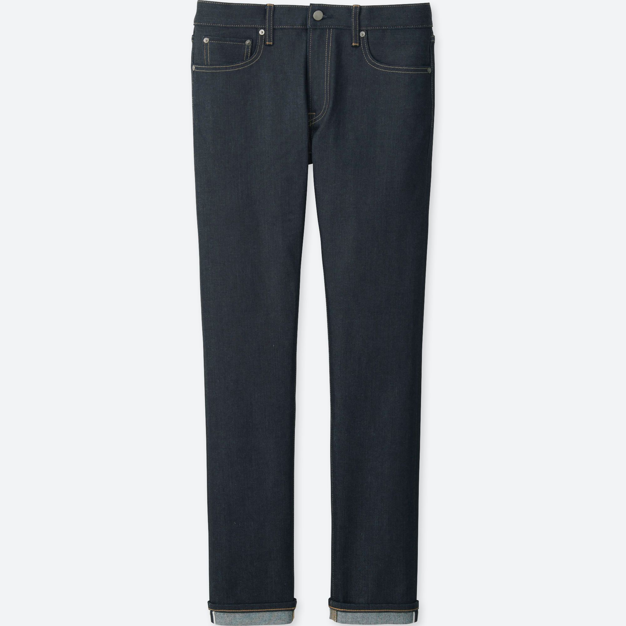 stretch selvedge slim fit jeans uniqlo