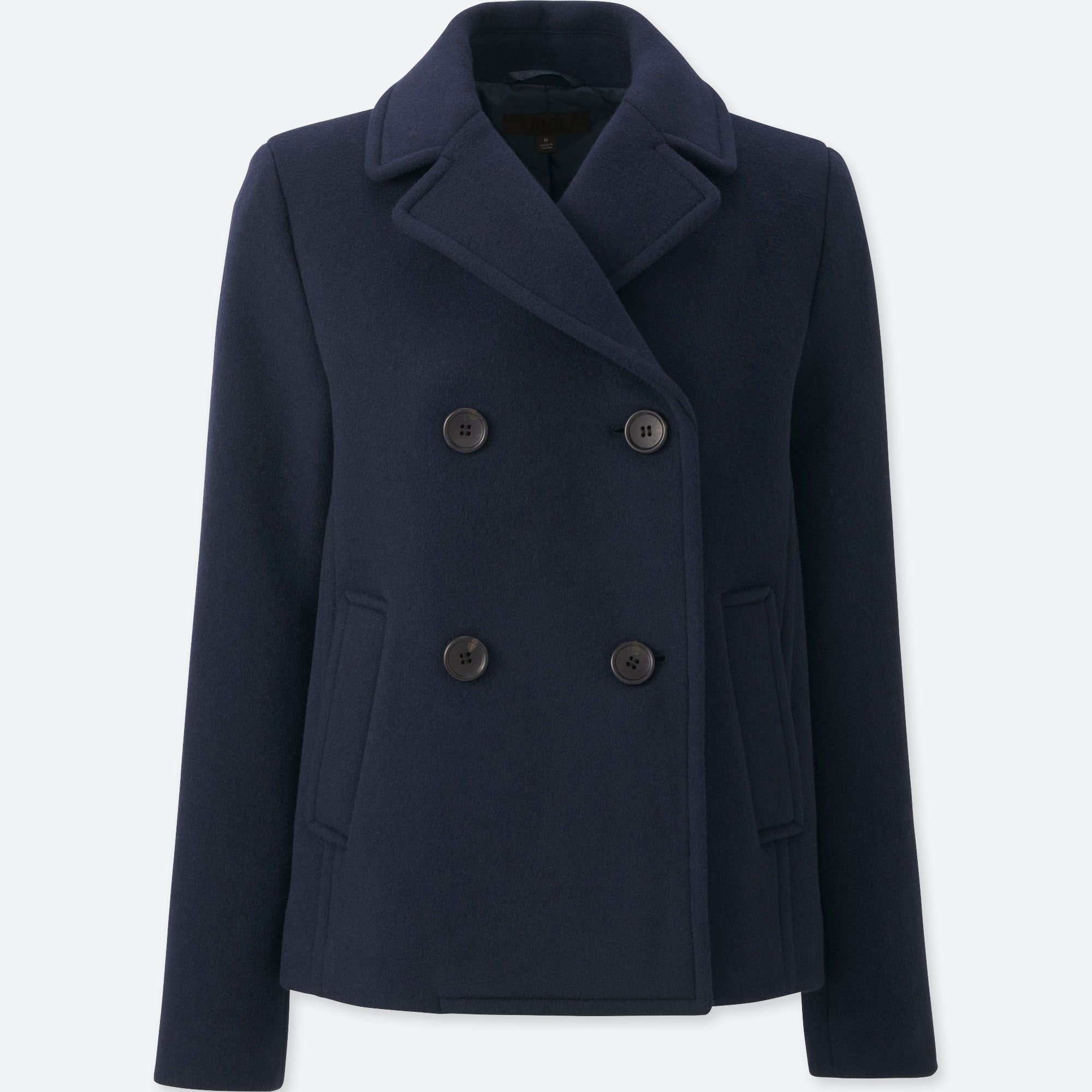 WOMEN WOOL BLEND PEA COAT UNIQLO US