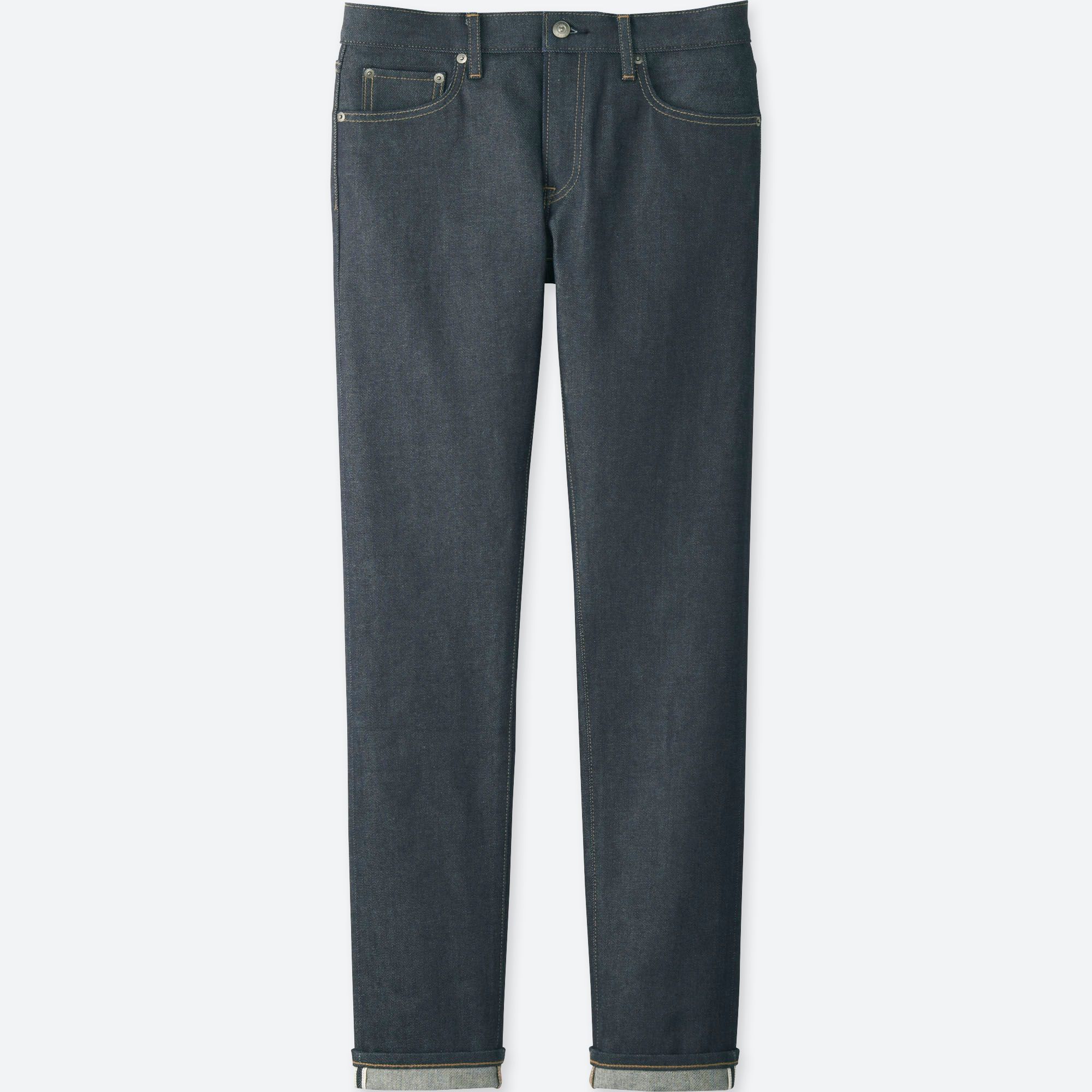 MEN STRETCH SELVEDGE SLIM-FIT JEANS | UNIQLO US