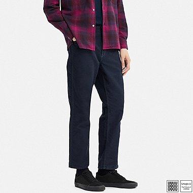 uniqlo wide fit tapered jeans