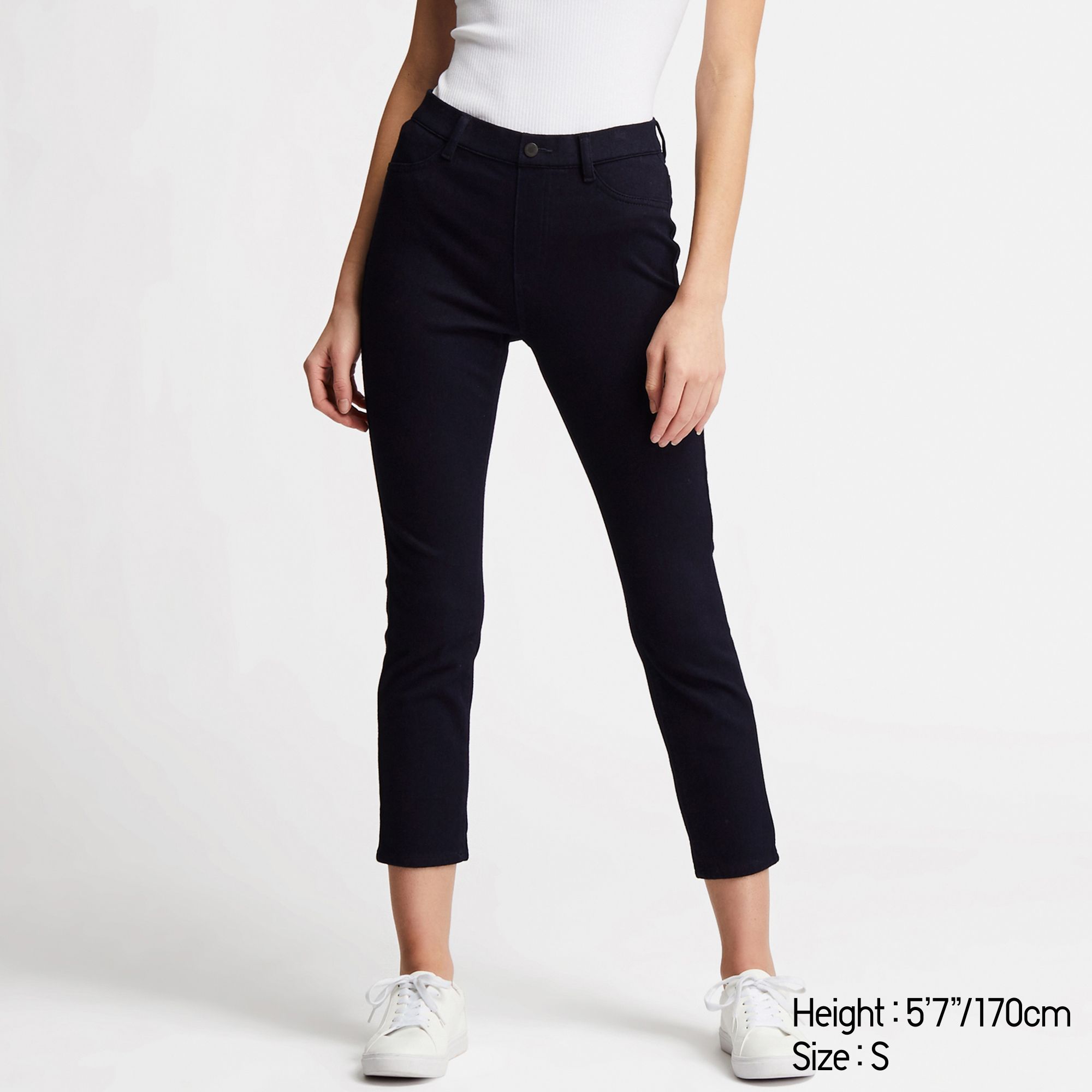 Ultra Stretch High Rise Denim Leggings Pants