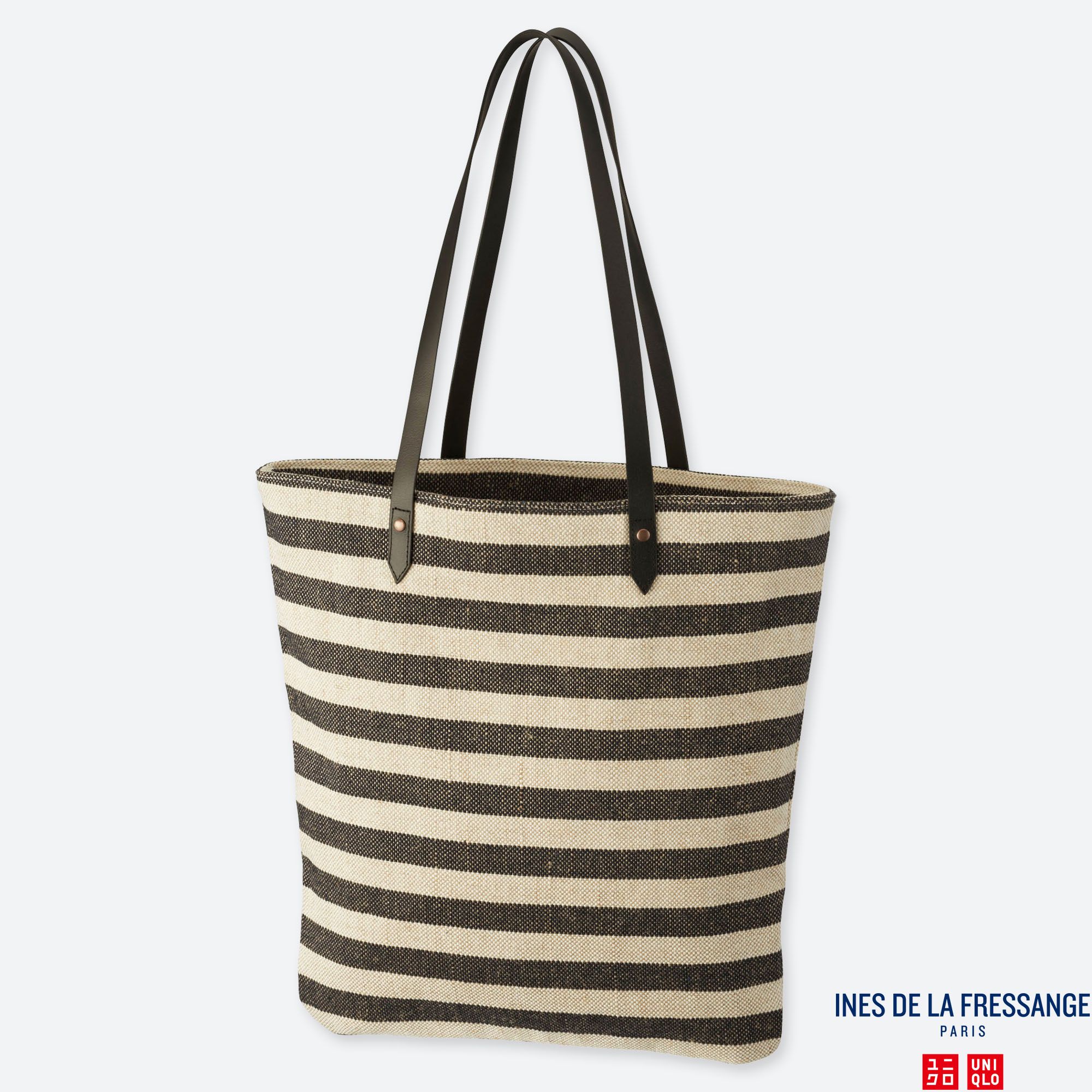 WOMEN INES JUTE STRIPED TOTE BAG