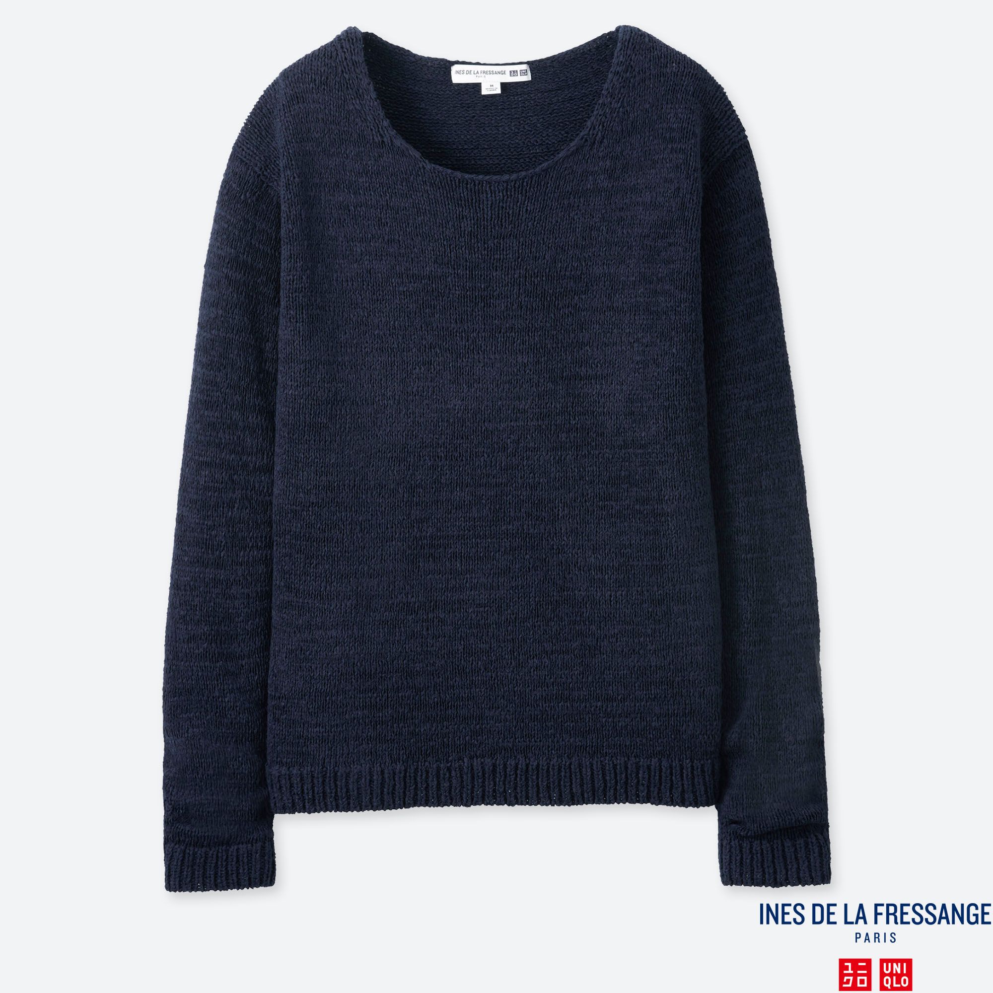 WOMEN INES TAPE YARN CREW NECK JUMPER