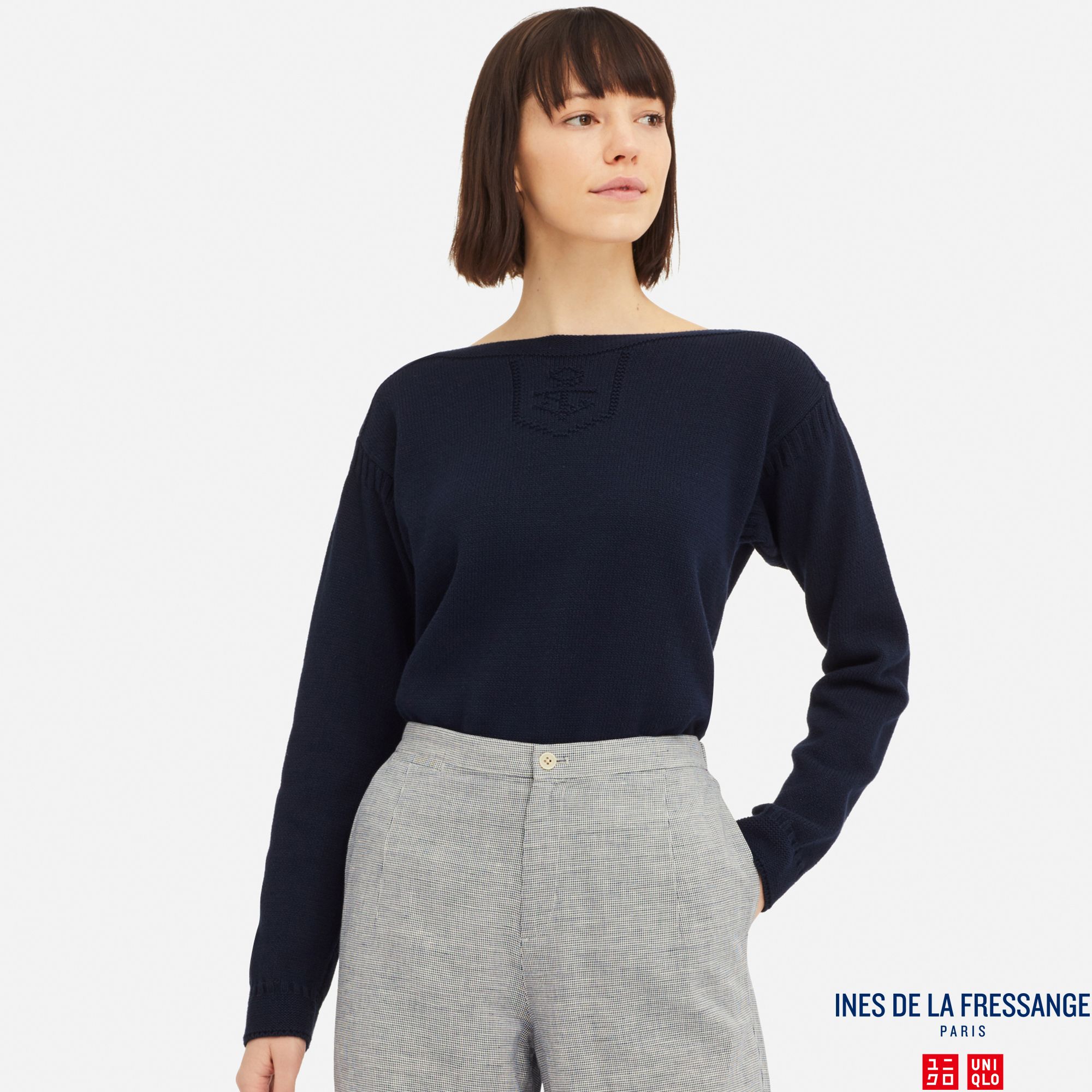 WOMEN INES FISHERMAN BOAT NECK JUMPER