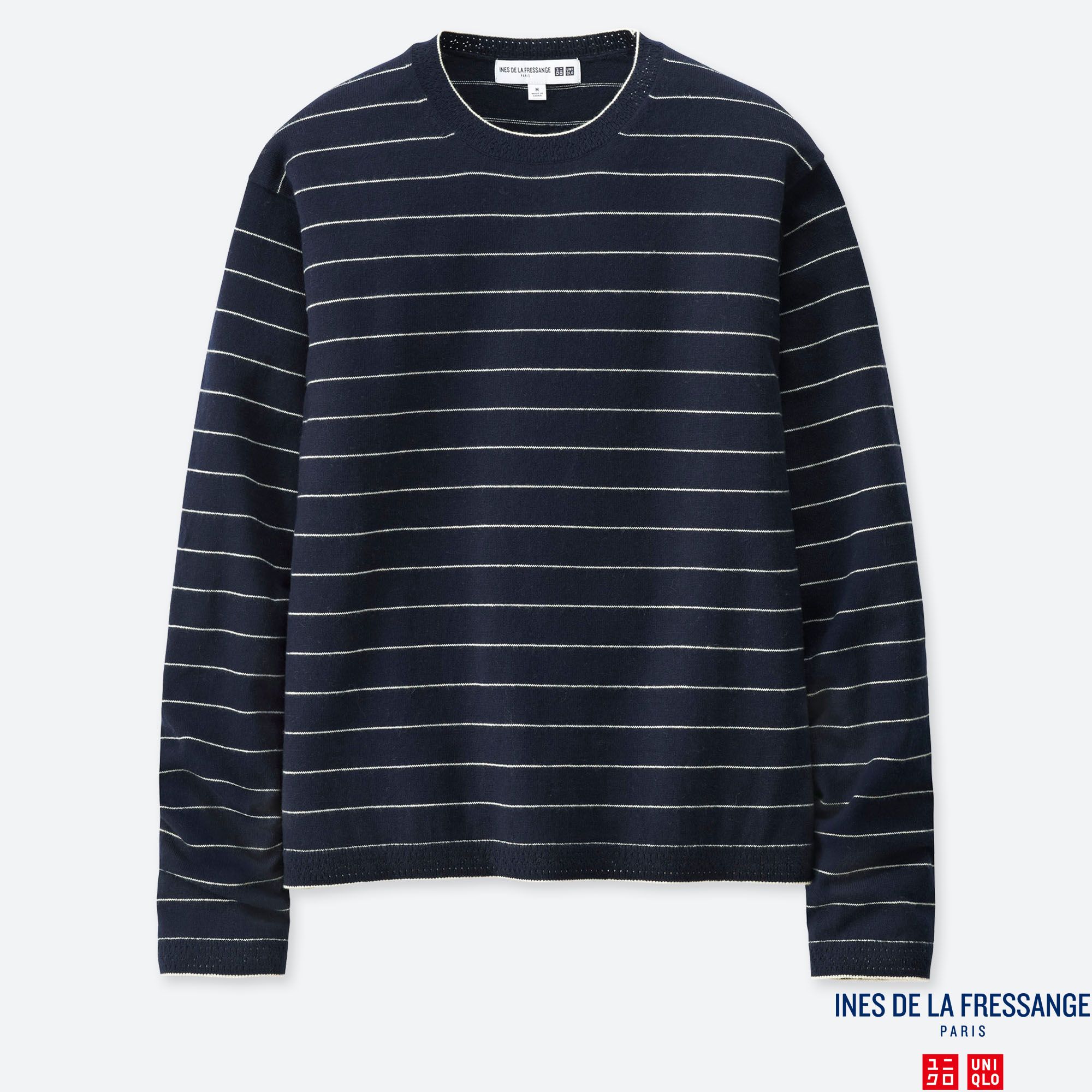 WOMEN INES COTTON CASHMERE BLEND STRIPED JUMPER