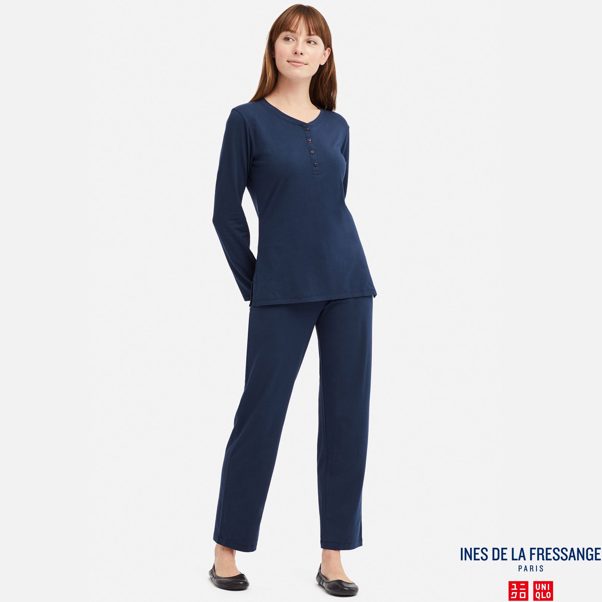 WOMEN INES SLUB JERSEY LONG SLEEVED PYJAMAS