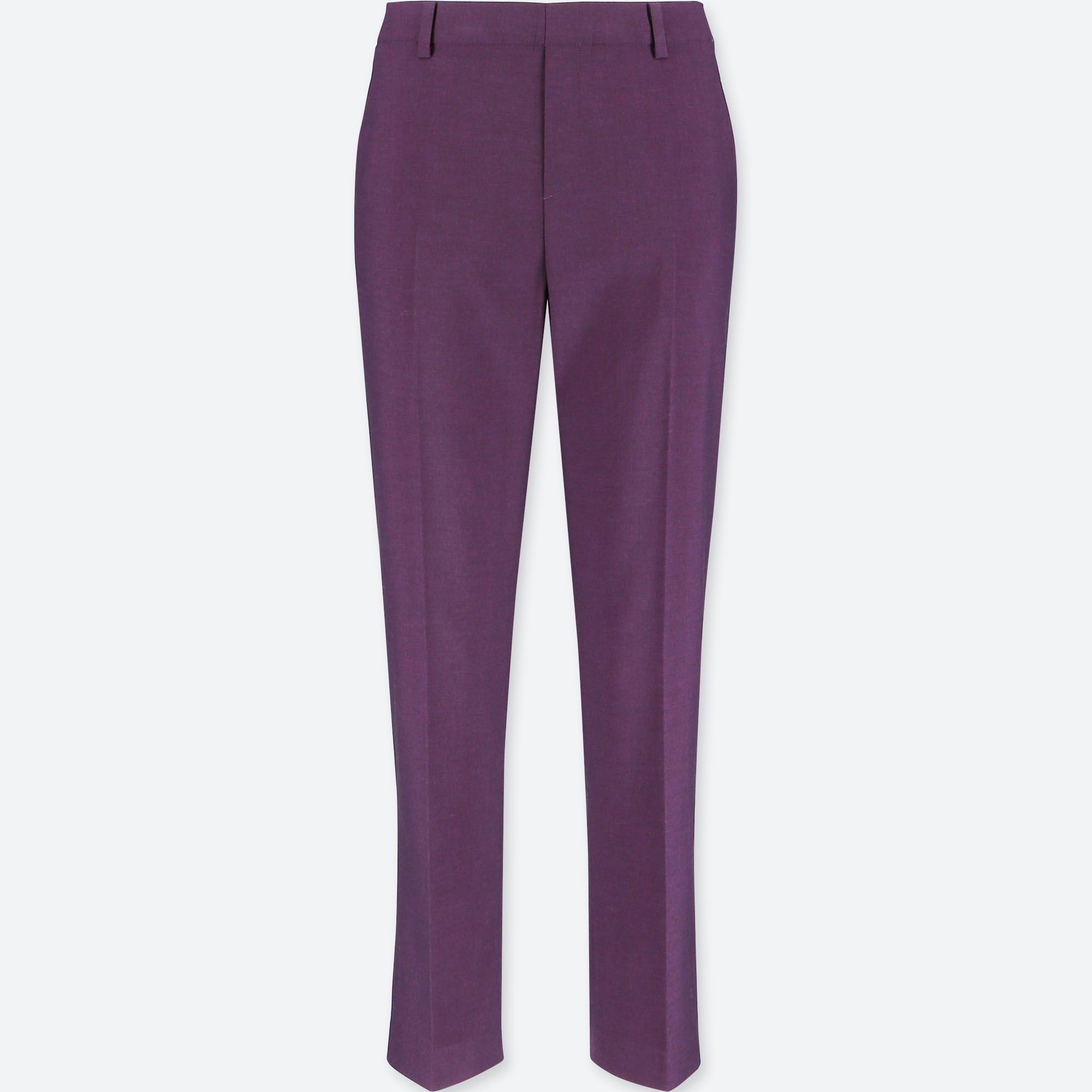 purple ankle pants