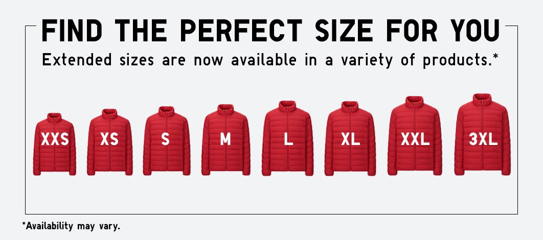 uniqlo extended sizes