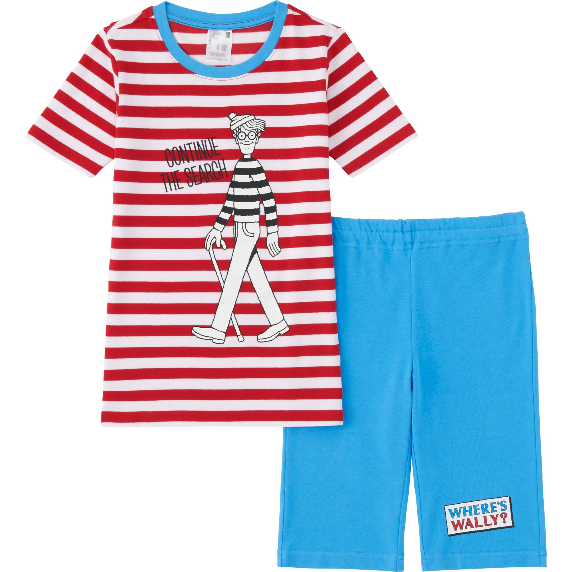BOYS Where's Waldo Pajama Set UNIQLO US