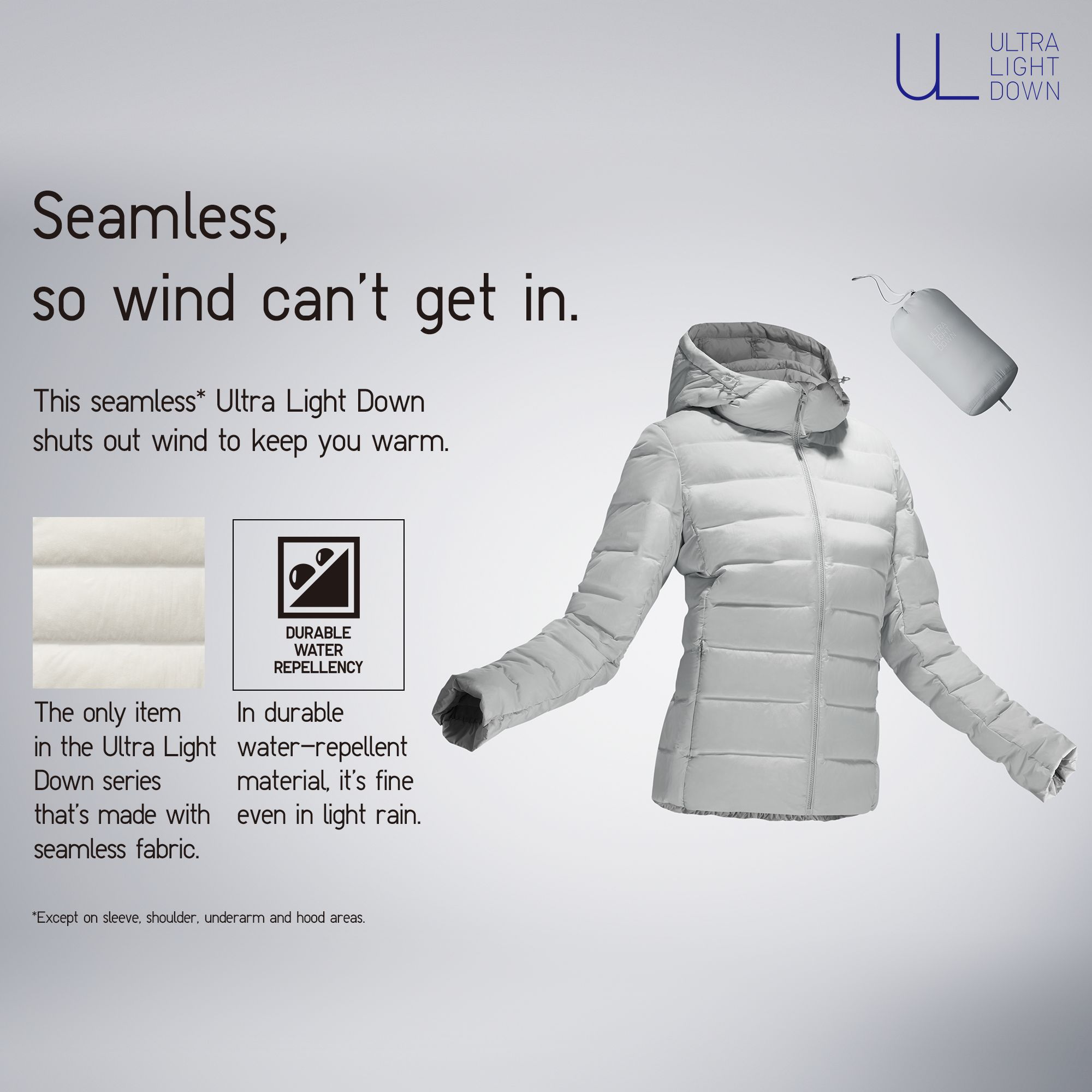 WOMEN ULTRA LIGHT DOWN SEAMLESS PARKA, PINK, small